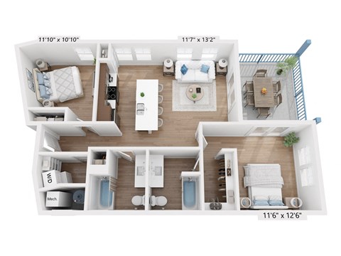 11321 South Grandville Ave. 1-3 Beds Apartment for Rent - Photo Gallery 63